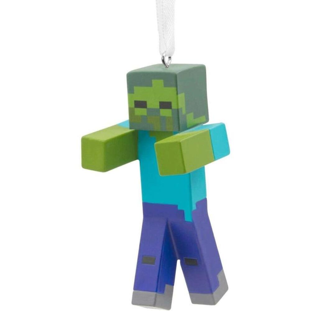 Hallmark Green Zombie Man Minecraft Christmas Tree Ornament Child Gift Decor